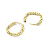 Ion Plating(IP) Real 18K Gold Plated 316 Stainless Steel Hoop Earrings EJEW-L267-005G-01-2