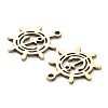 Ion Plating(IP) 316L Surgical Stainless Steel Pendants STAS-D046-09G-2