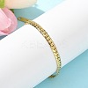 304 Stainless Steel Snake Chain Bracelets for Women LS-BJEW-U019-04G-07-3