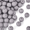 50Pcs Food Grade Eco-Friendly Silicone Beads SIL-TA0002-89B-2