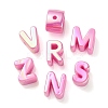 UV Plating Rainbow Iridescent Acrylic Beads OACR-C012-01A-1-3