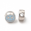 Rack Plating Alloy Enamel Beads FIND-G051-01P-2