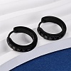 304 Stainless Steel Hoop Earrings EJEW-D331-05B-4