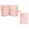 Felt Loose-leaf Hair Tie Storage Book FIND-WH0139-934-1