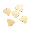 201 Stainless Steel Pendants STAS-K217-70G-3