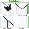 4Pcs 4 Styles Iron Flower Plant Supports FIND-CN0001-62A-5