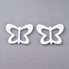 Resin Buckle Clasps LS-RESI-WH0008-25D-1