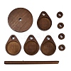4-Tier Rotating Round Wood Jewelry Towers WD-CBA95BD-02B-3