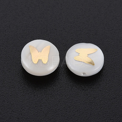 Natural Freshwater Shell Beads SHEL-S278-064-1