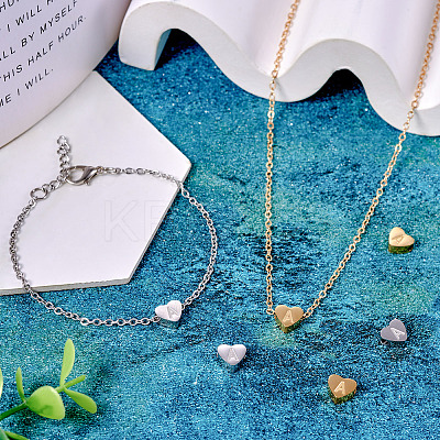 4Pcs 2 Colors Stainless Steel Beads STAS-TA0002-72A-1
