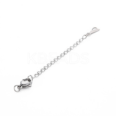 Tarnish Resistant 304 Stainless Steel Chain Extender LS-STAS-N088-40P-1