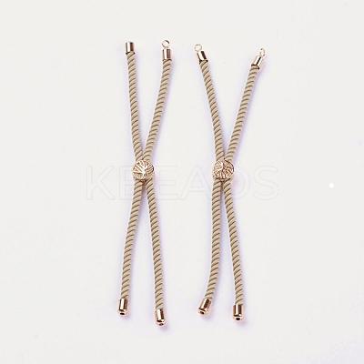 Nylon Twisted Cord Bracelet Making MAK-F018-06RG-RS-1