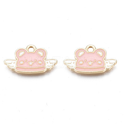 Alloy Enamel Pendants PALLOY-N170-034B-NR-1