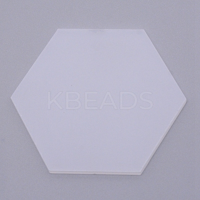 Acrylic Place Cards TACR-WH0001-20-1