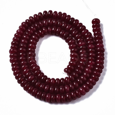 Natural White Jade Beads Strands G-S366-117-1