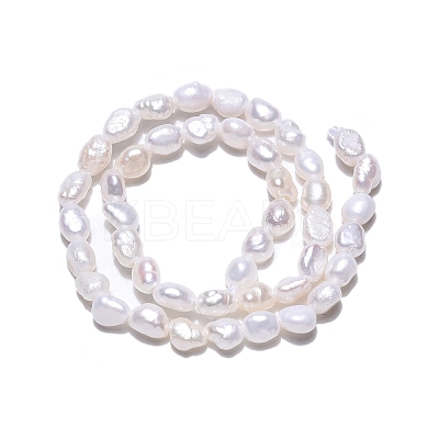 Natural Cultured Freshwater Pearl Beads Strands PEAR-N014-03E-01-1
