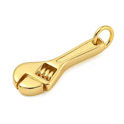 Rack Plating Brass Pendants KK-Z063-30C-G-1