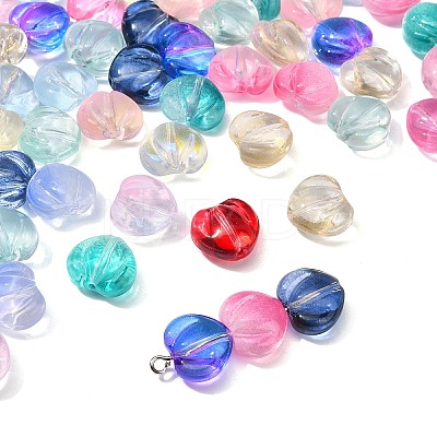 120Pcs 15 Colors Electroplate Transparent Glass Beads GLAA-CJ0001-77-1
