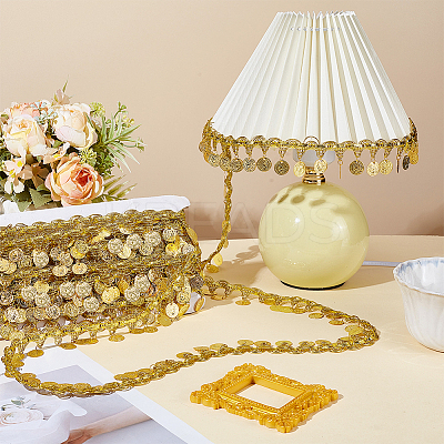 Metallic Braided Lace Trim DIY-WH0308-592-1