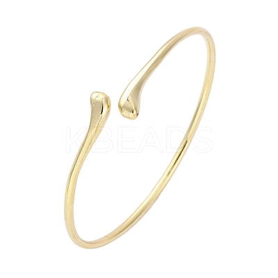 Alloy Arm Cuff Bangles Girl Women LS-AJEW-A063-02G-1
