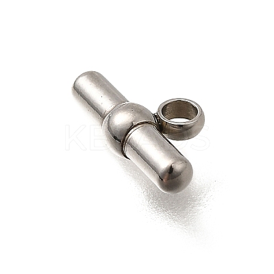 201 Stainless Steel Toggle Clasps STAS-F311-09P-1