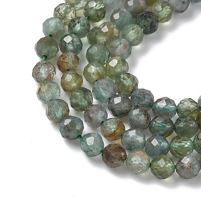 Natural Green Apatite Beads Strands G-L651-C08-4mm-1