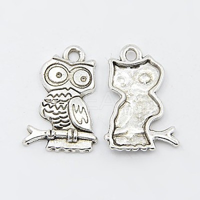Tibetan Style Alloy Pendants X-PALLOY-K1027-AS-RS-1