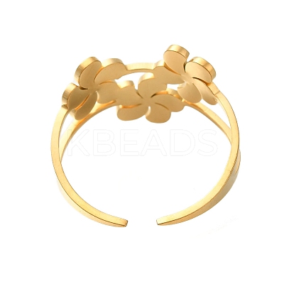 304 Stainless Steel Rings for Women RJEW-S241-04G-1