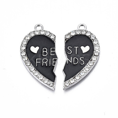 Alloy Enamel Split Pendant LS-ENAM-S130-25A-1