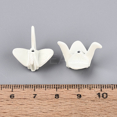 Rack Plating Spray Painted Alloy Beads PALLOY-T091-31A-1