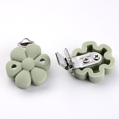 Food Grade Eco-Friendly Silicone Baby Pacifier Clips SIL-S003-04E-1