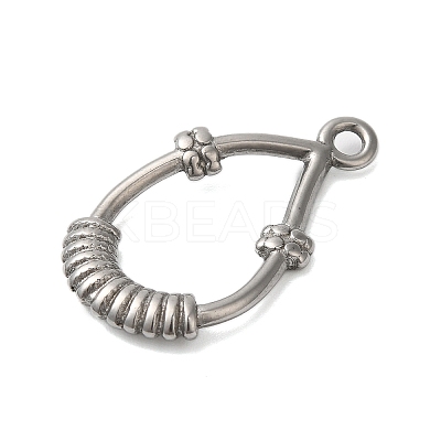 Non-Tarnish 304 Stainless Steel Pendants STAS-N103-65P-1