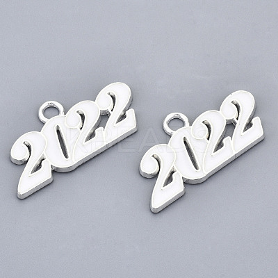 Alloy Enamel Pendants PALLOY-N160-001-05S-RS-1