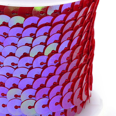 Eco-Friendly Plastic Paillette Beads PVC-Q092-6mm-P96-1