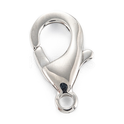 Non-Tarnish 304 Stainless Steel Lobster Claw Clasps STAS-C024-15P-1