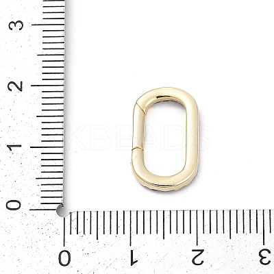 Brass Micro Pave Cubic Zirconia Spring Gate Rings KK-U062-49G-1
