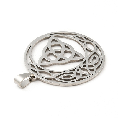 Non-Tarnish 201 Stainless Steel Pendants LS-STAS-D190-12P-1