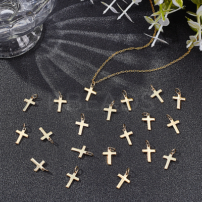 20Pcs Brass Pendants ZIRC-ME0003-73-1