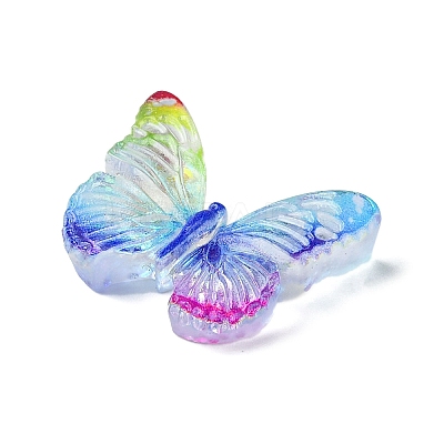 Spray Painted Resin Decoden Cabochons LS-RESI-C045-07A-1