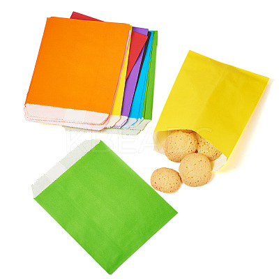 40Pcs 8 Colors Eco-Friendly Kraft Paper Bags AJEW-TA0001-70-1