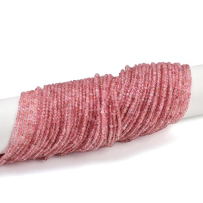 Natural Strawberry Quartz Beads Strands G-RM2025-C32-A-1