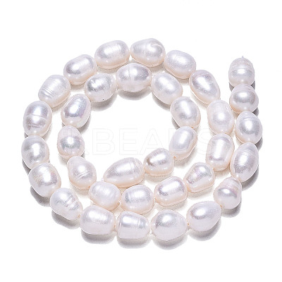 Natural Cultured Freshwater Pearl Beads Strands PEAR-N012-08C-1