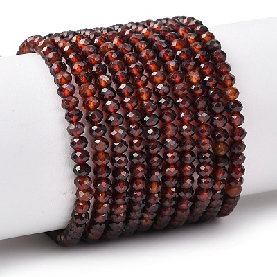 Natural Orange Garnet Beads Strands G-K366-F01-4x3mm-1