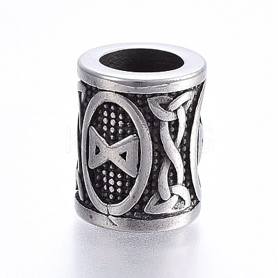 304 Stainless Steel Beads STAS-H460-01AS-12-1
