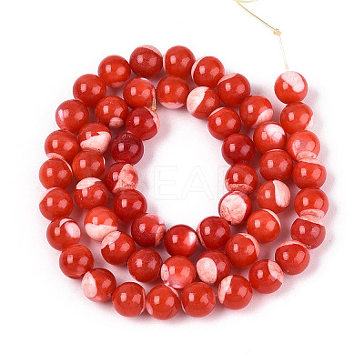 Natural Trochus Shell Mother of Pearl Shell Beads Strands SSHEL-T012-06-1