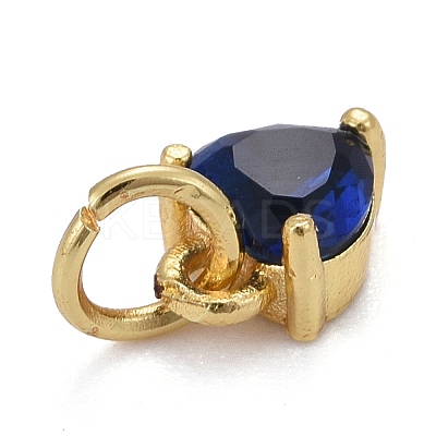 Brass Micro Pave Cubic Zirconia Charms LS-X-KK-P192-08-G02-1