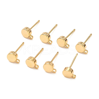 SHEGRACE Brass Stud Earring Findings XGR0105G-151G-1