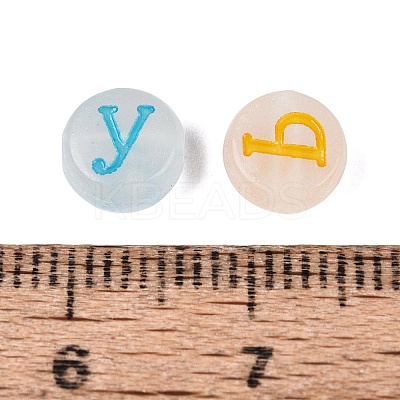 Luminous Transparent Acrylic Beads TACR-Q013-07B-1