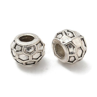 Tibetan Style Alloy European Beads TIBE-P003-22AS-1
