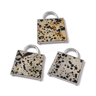 Natural Dalmatian Jasper Pendants G-G977-04P-04-1
